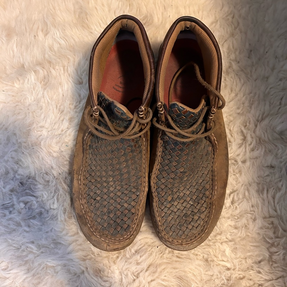 Twisted X Men's Brown Woven Leather Boots